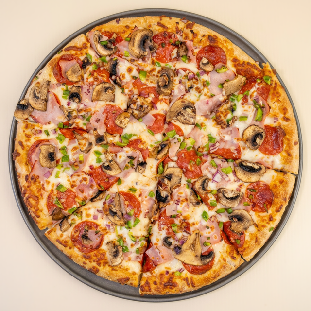 Large Meat Lovers Combo Pizza.
