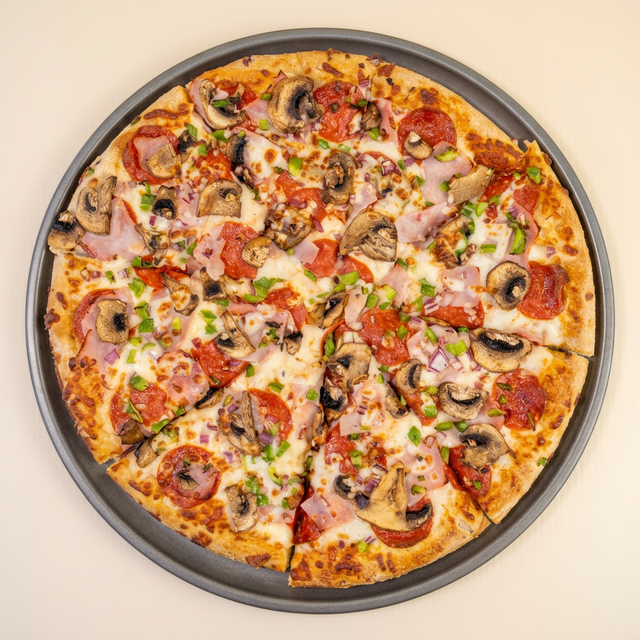 Medium Full Combo Pizza.